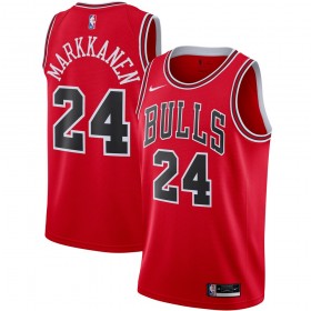 Camiseta Hombre NBA Chicago Bulls Lauri Markkanen 24 2020-21 Nike Icon Edition Swingman